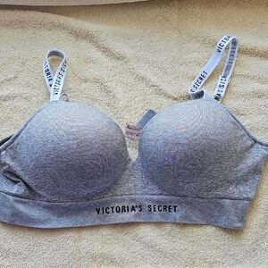 Victoria's Secret Heather Gray Bra Xl Sports Bra